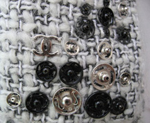 closeup of the 03a snap suit skirt