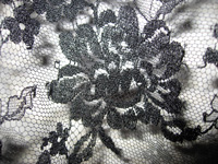 06a black hoody lace detail