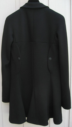 Chanel 07a black jersey jacket - back