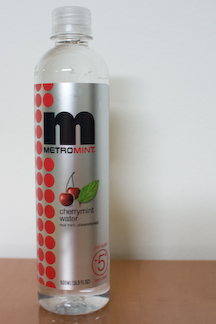 MetroMint cherry mint water