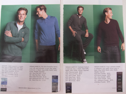 Neiman Marcus catalog model