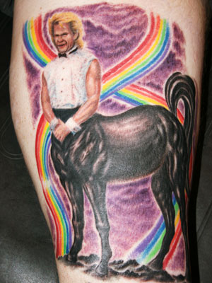 Centaur Patrick Swayze tattoo