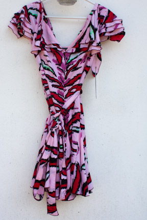 Zac Posen pink print dress