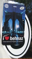 Hang tag for Behnaz Sarafpour's Target collection