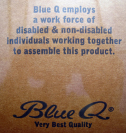 Blue Q label