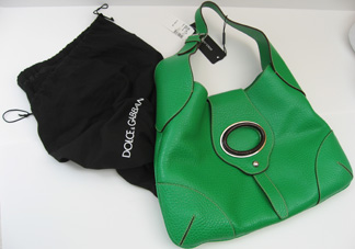 Dolce & Gabbana tropical green handbag