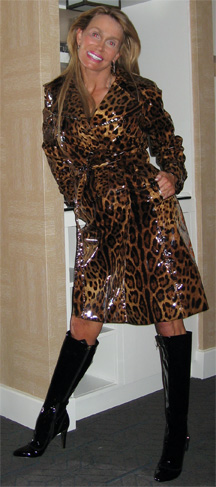Dolce & Gabbana leopard trench coat