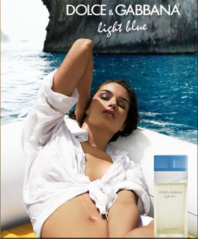 Dolce & Gabbana ad for Light Blue for Women 
