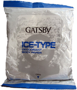 Gatsby Ice-type Deodorant Body Paper