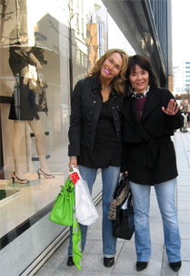 shopping in the Ginza