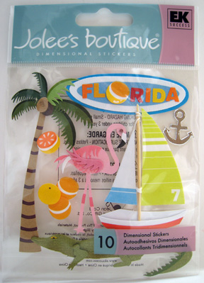 Jolee's Boutique dimensional paper stickers Florida