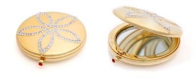 Loreal Red Carpet Compacts with diamonds by Kwiat