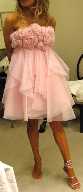 rose pink confection by Marchesa