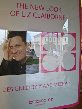 Isaac Mizrahi for Liz Clairborne poster