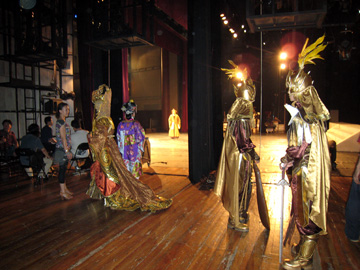 From the wings at the Peking Opera
