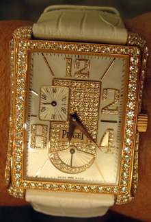 Piaget watch - white strap