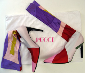 Emilio Pucci pull on boots