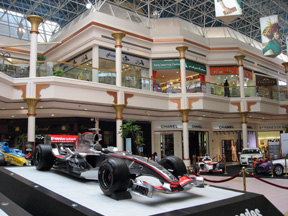 Race Car next to the Chanel Boutique, Dubai