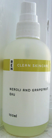 Ren's delightlful Neroli and Grapefruit eau
