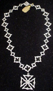 Loree Rodkin Maltese Cross necklace