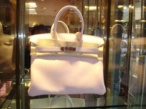 Hermes rose dragee in store - photo sent in by Robin