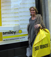 Smiley featured at Selfridges August 06