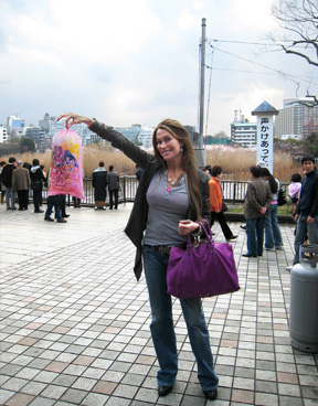 Cotton Candy at the Ueno Sakura Festival