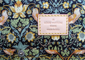 Vuitton 2007 denim patchwork Bowly lining
